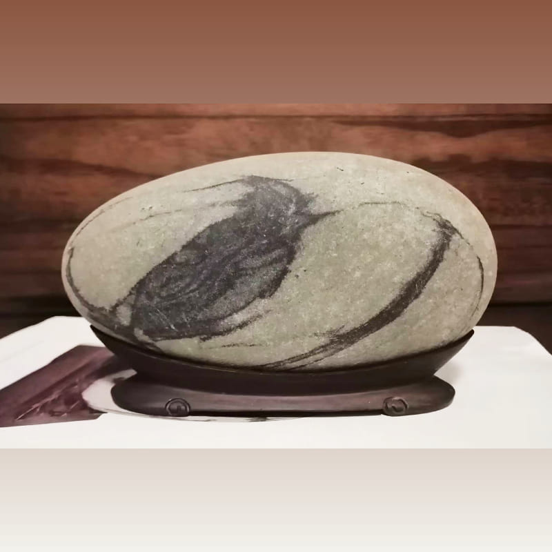 八大笔意 · 长江墨画石