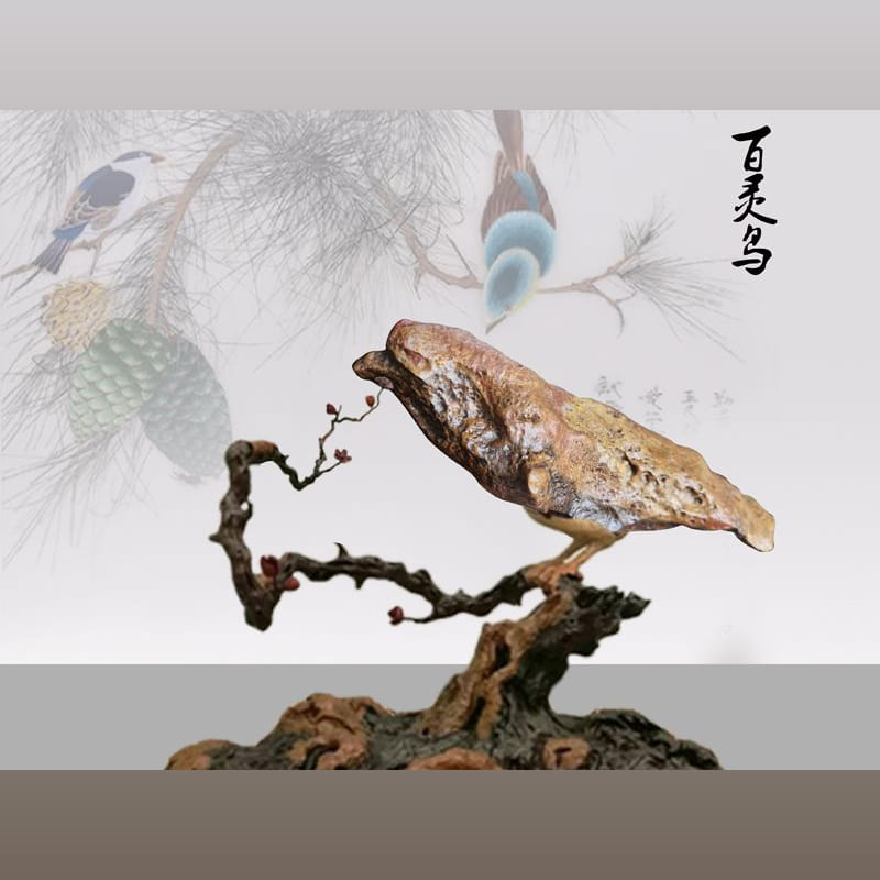 百灵鸟 · 戈壁彩泥石