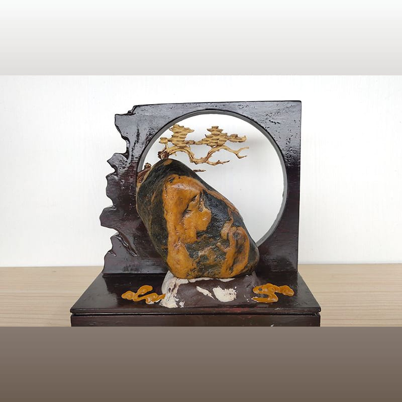 金蟾献瑞 · 金纹石