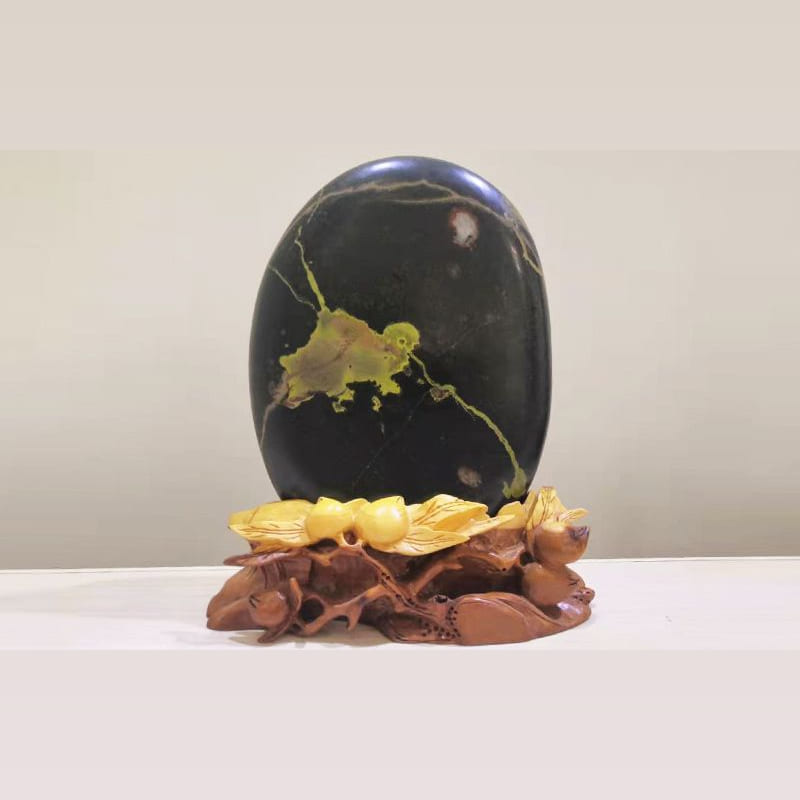 灵猴献瑞 · 荷花石