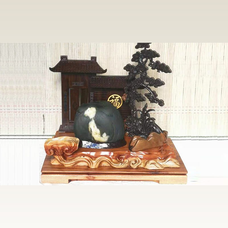 门前闻犬吠 · 汉江水墨石