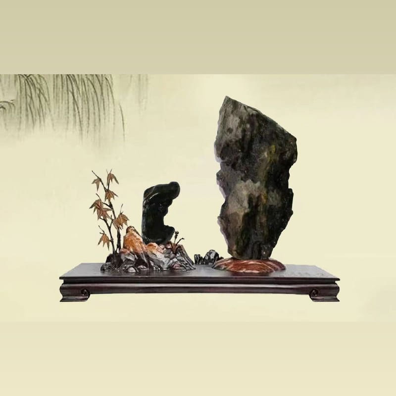 米芾拜石 · 乌金石