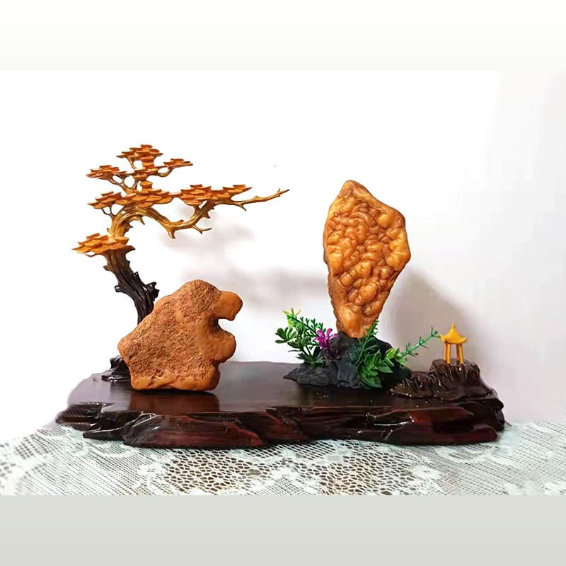 米芾拜石 · 黄腊石