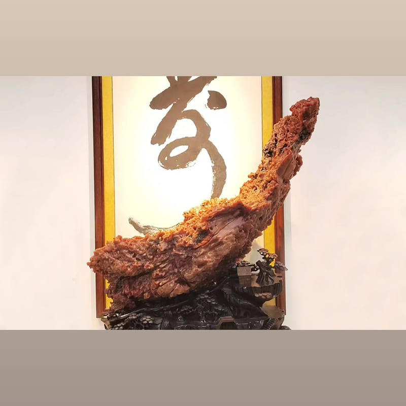 松鹤延年 · 贺州红冻石