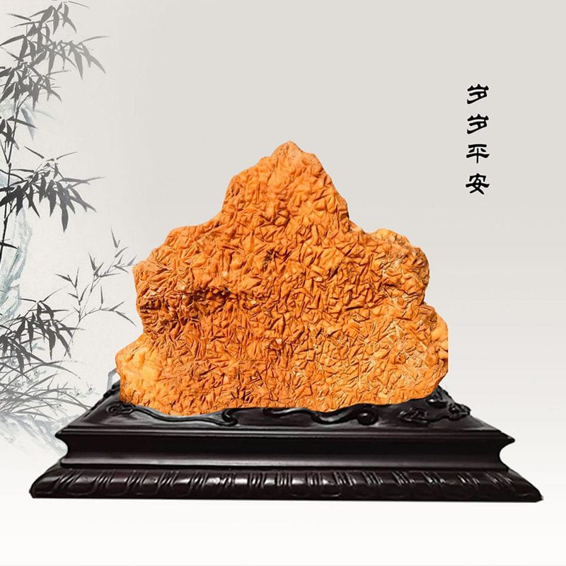 岁岁平安 · 黄蜡石