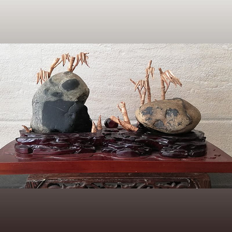 团团圆圆 · 洮河墨绿石