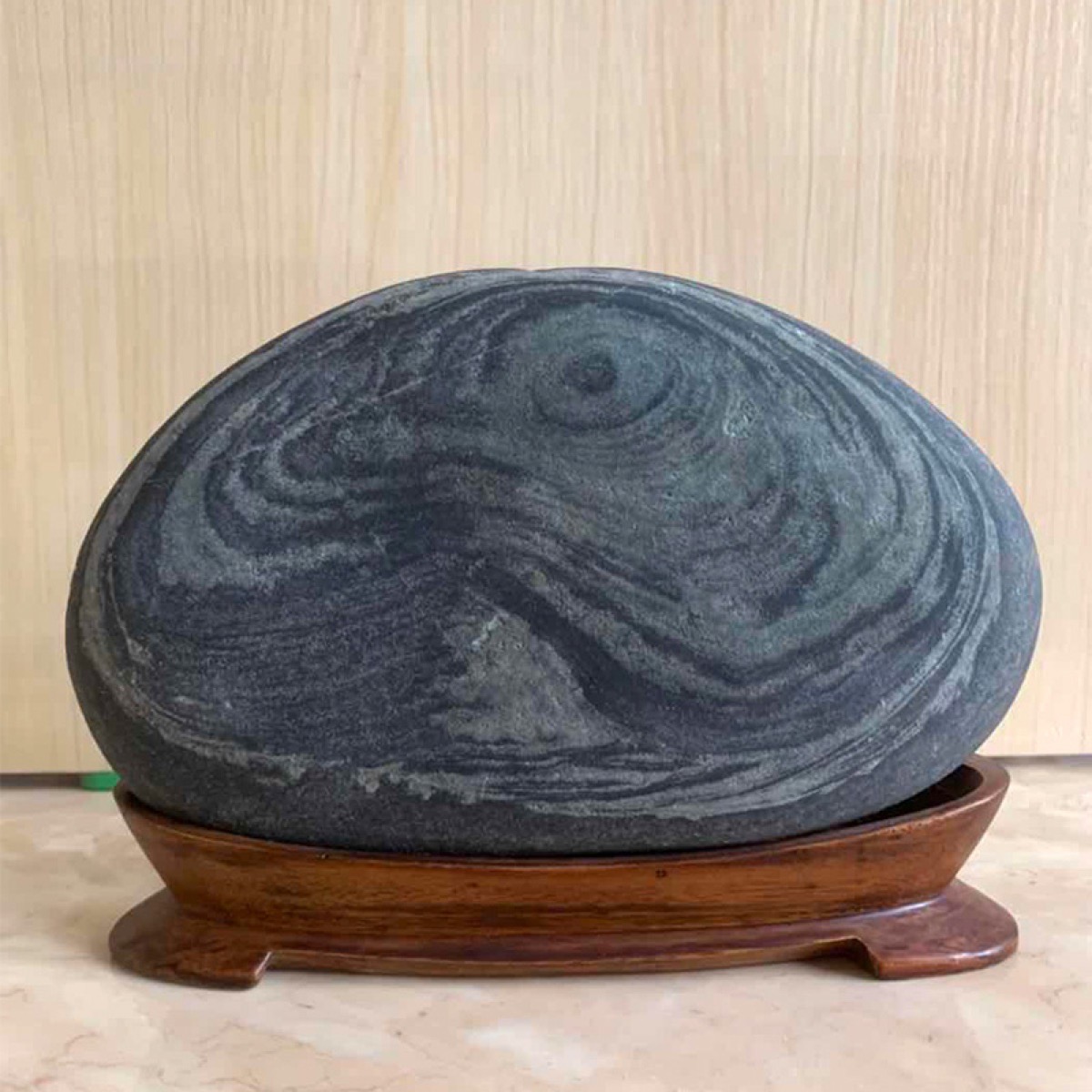 长江水墨石