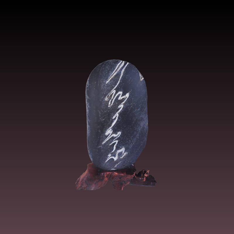 行云流水 · 长江文字石