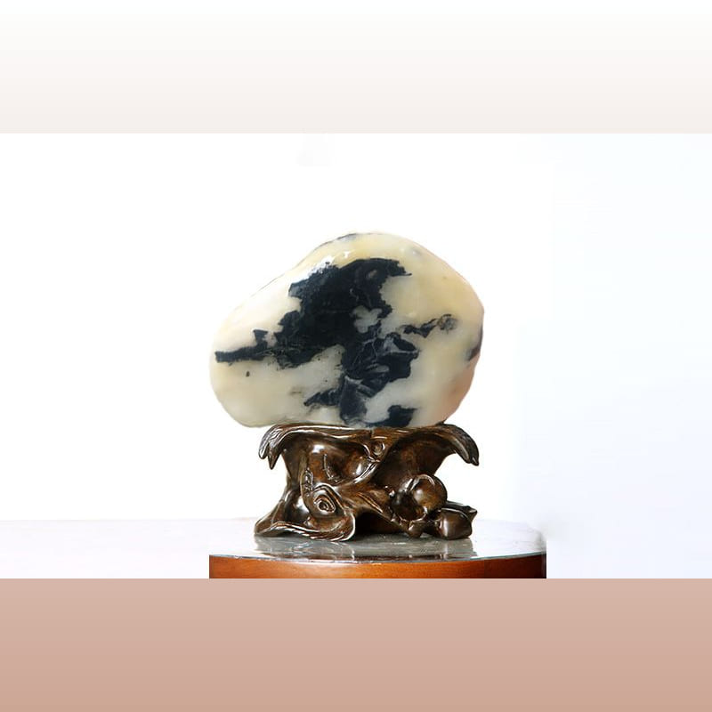 水墨画面石