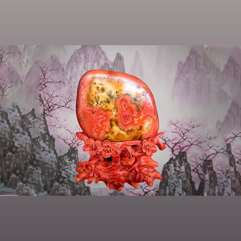 幽谷闹春 · 玛瑙原石