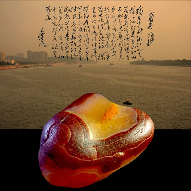 指点江山 · 冰彩玛瑙