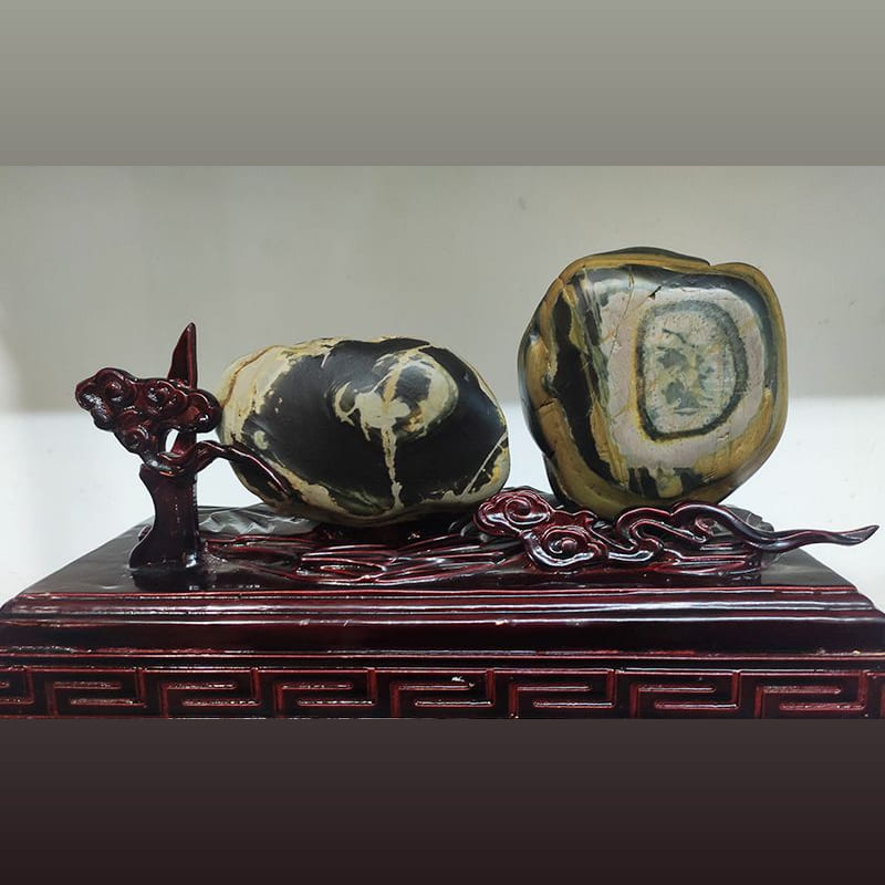 中国 · 汀江水墨石